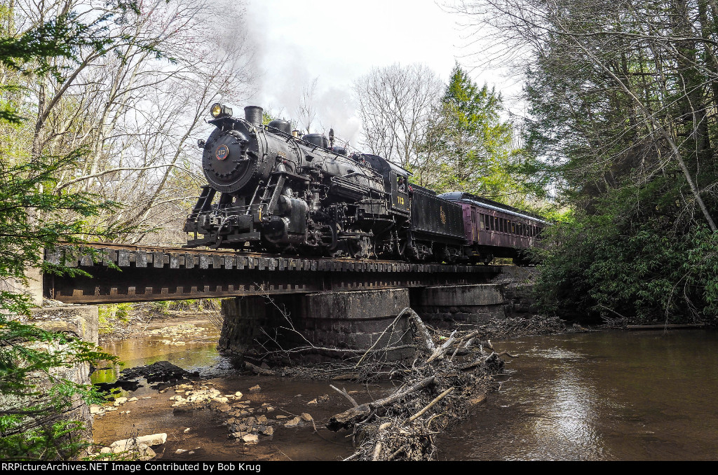 CNJ 113 crossing the west branch of the Schuylkill River above Glenworth, PA